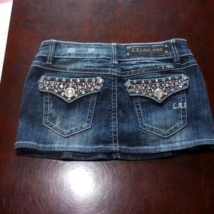 Rhinestone demon skirt